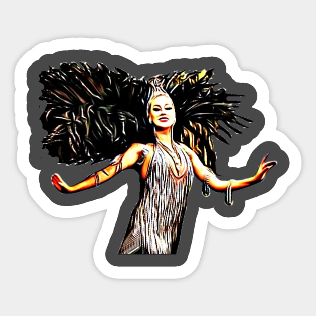 Endangered Species (Showgirl) Sticker by PersianFMts